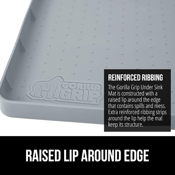 GORILLA GRIP Waterproof Silicone Under Sink Mat - Image 5
