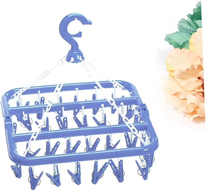 Foldable Drying Rack for Boy Girl's Underwear Socks Space-Saving Laundry Hanger - Image 6
