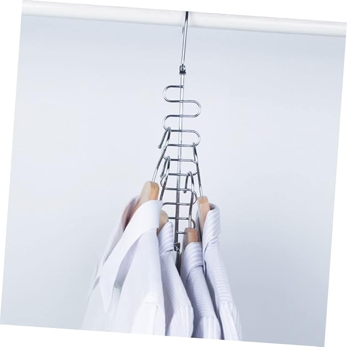 Laundry Drying Mount Multi-Function Hangers Sturdy Material Compact - Image 5
