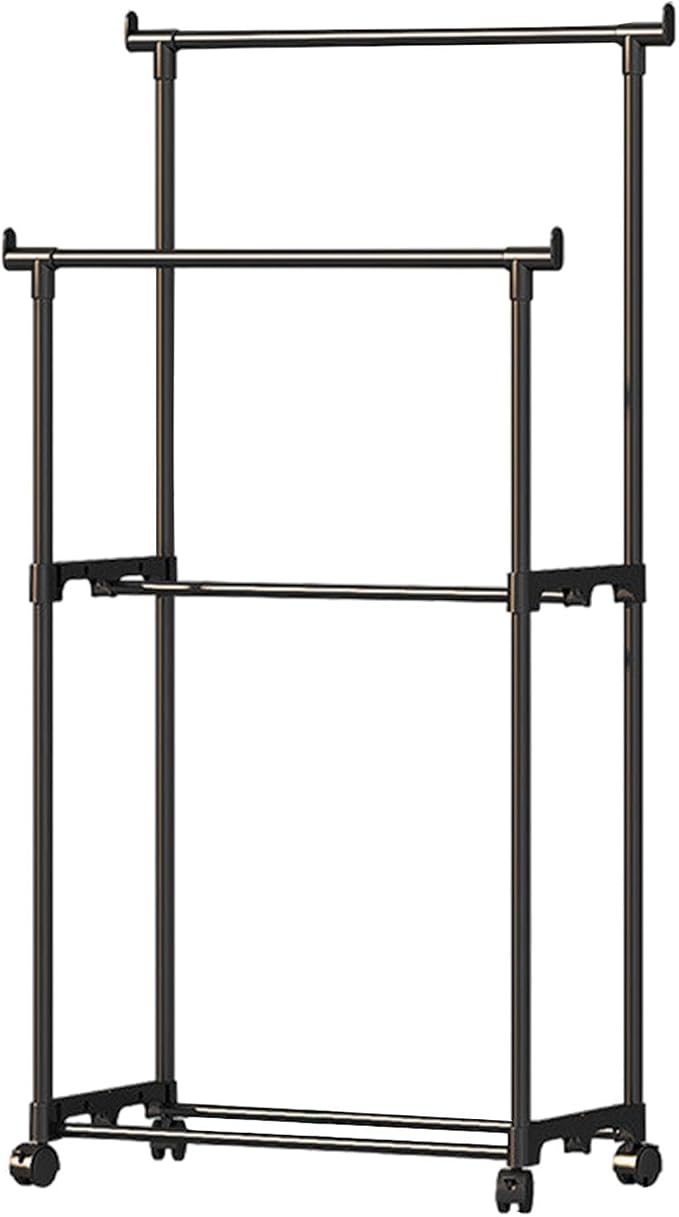 Double Clothes Rack by Unknown