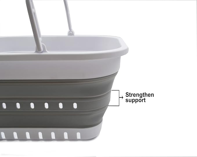 SAMMART Collapsible Plastic Laundry Basket - Image 4