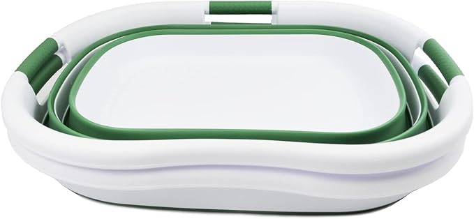 SAMMART 40L Collapsible Plastic Laundry Basket - Image 3
