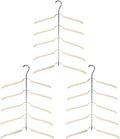 3-Pack 5-in-1 Space Saving Blouse Hangers by SMYAXUNW
