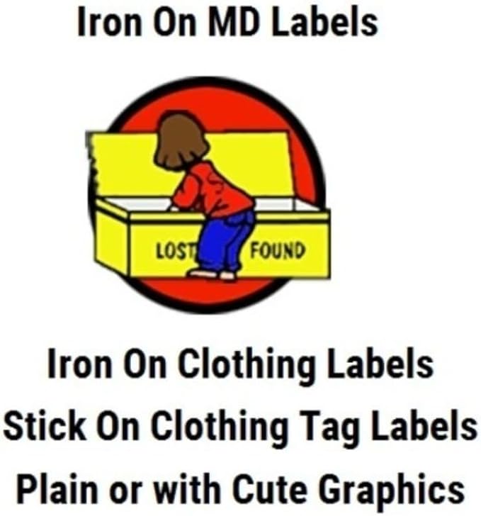 80pc Laundry Proof Stick On Clothing Tag Labels - Image 6