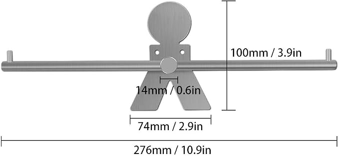 Picowe Clothes Hangers Storage Stacker Rack Holder Organizer, Wall Mounted - Image 2