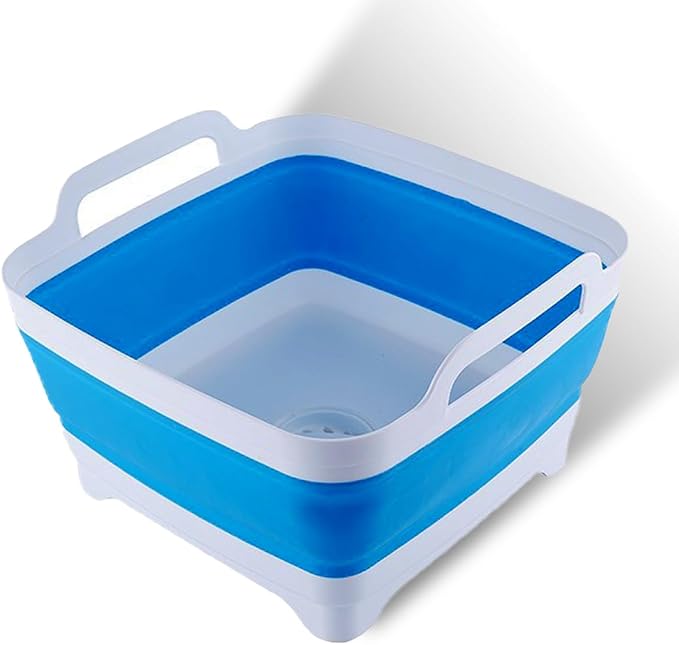 n Collapsible Dish Pans for Washing Dishes 9L Portable Wash Dish Basin Foldable - Image 7