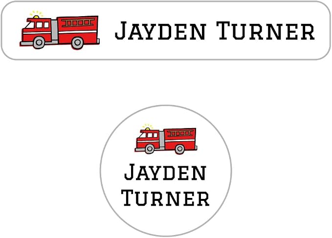 Name Bubbles - Custom Name Tags - Personalized Daycare, & Camp Labels, Iron-On by NameBubbles