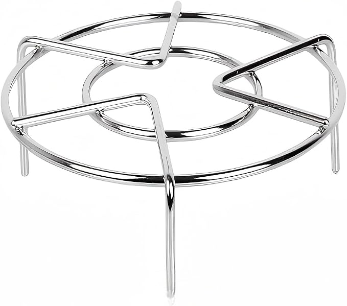 Steam Rack, Steaming Rack Stand, Steamer Basket, Heavy Duty Stainless Steel by meleg+otthon