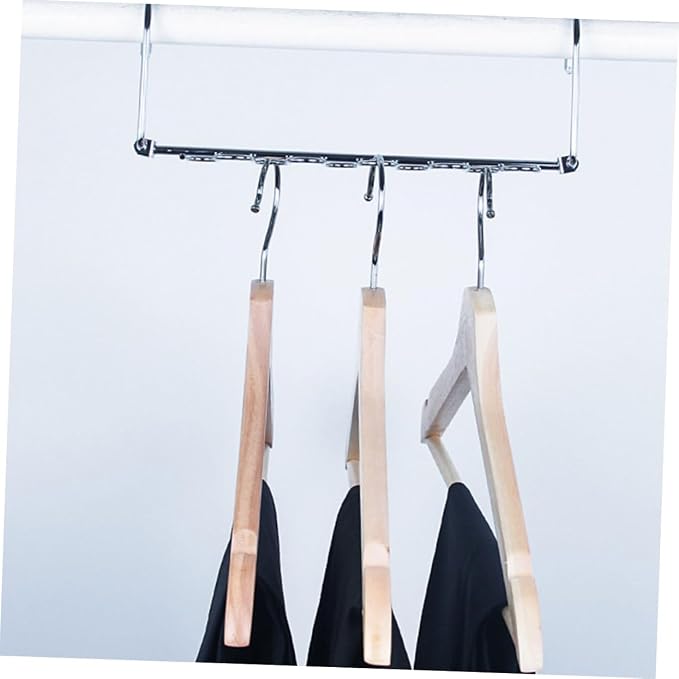 Luxshiny 2sets Space Saving Clothes Drying Rack Multi Hole Hangers - Image 6