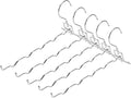 PRETYZOOM Space Saving Drying Rack by PRETYZOOM
