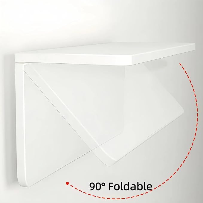 Wall Mounted Folding Table for Laundry Room Piano Baking Paint Waterproof - Image 4