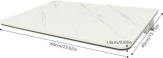 23.62in×15.75in Wall Mounted Folding Table, Wall Mount Fold Down Table - Image 3
