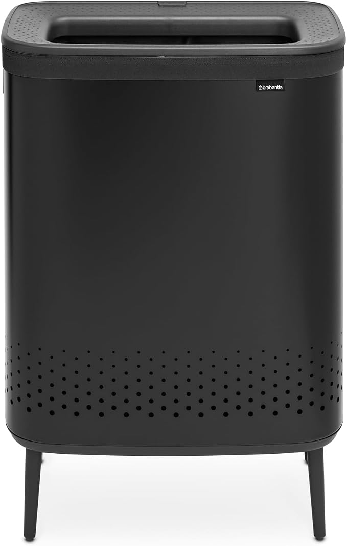 Brabantia Bo Laundry Hamper Hi 2 Compartment Removable Laundry Bag 2 x 12 Gal - Image 2