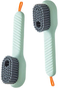 2pcs Laundry Brush with Soap Dispenser, Portable Shoe Cleaning Scrub Brush Set by FOMIYES