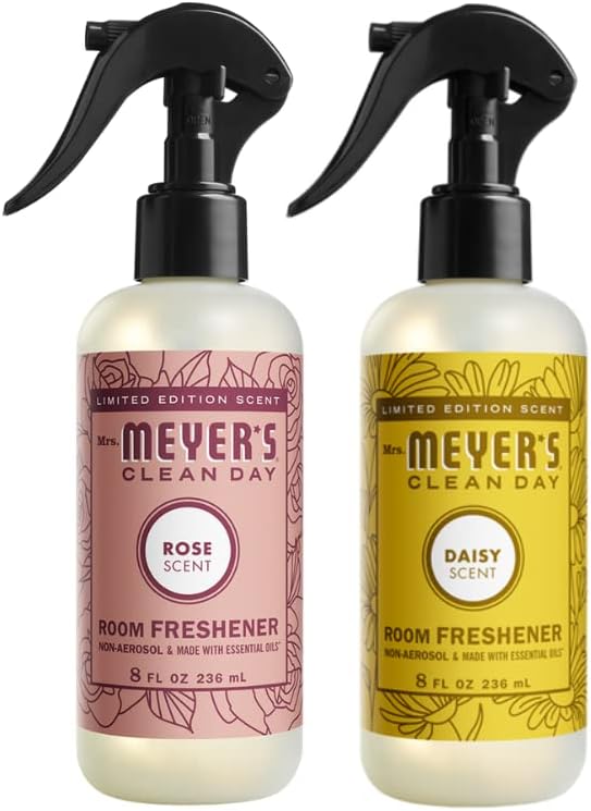 Mrs. Meyer’s Clean Day Variety Pack Room Freshener Rose and Daisy 8 fl oz. each by MrsMeyers