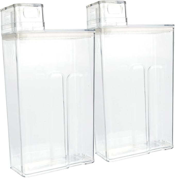 2Pcs Transparent Lotion Bucket for Laundry Detergent Storage Durable and by StylishBagToCreateStyle