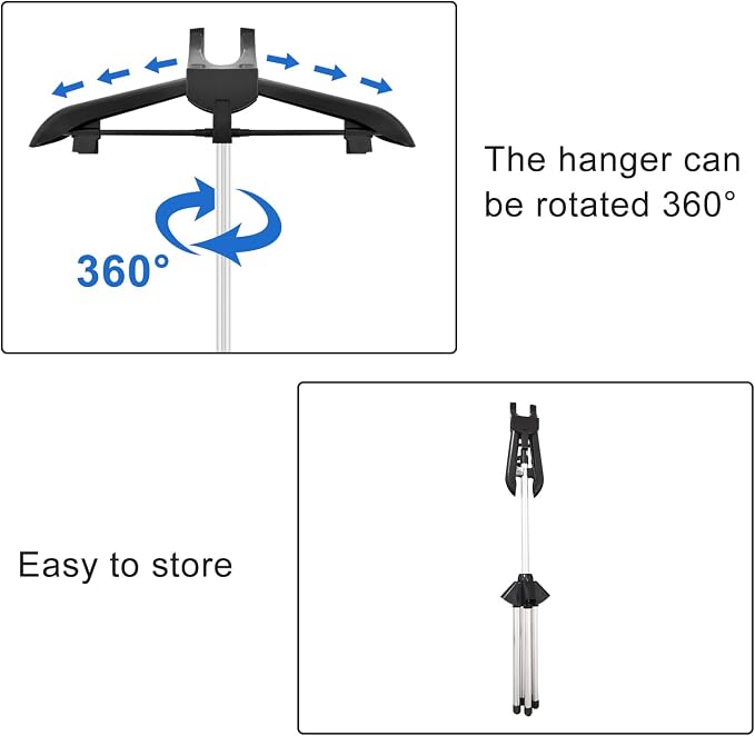 Clothes Steamer Stand Hanger - Image 4
