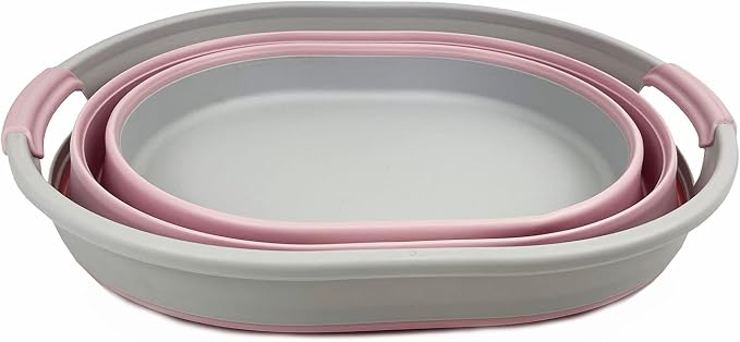 SAMMART 23L Collapsible Plastic Laundry Basket - Image 2