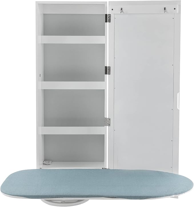 180° Swivel Foldable Ironing Board Wall Mount Cabinet Multi-Functional Ironing - Image 2