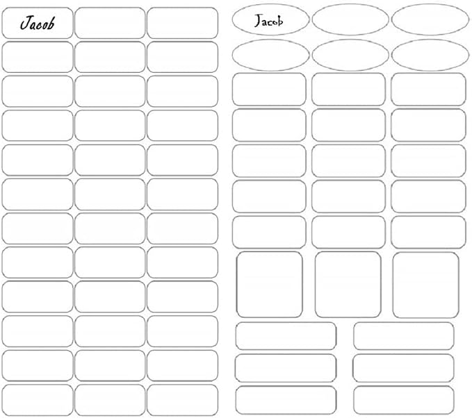 96 Self-Stick No-Iron Clothing Labels – Writable Fabric Name Stickers – Laundry - Image 8