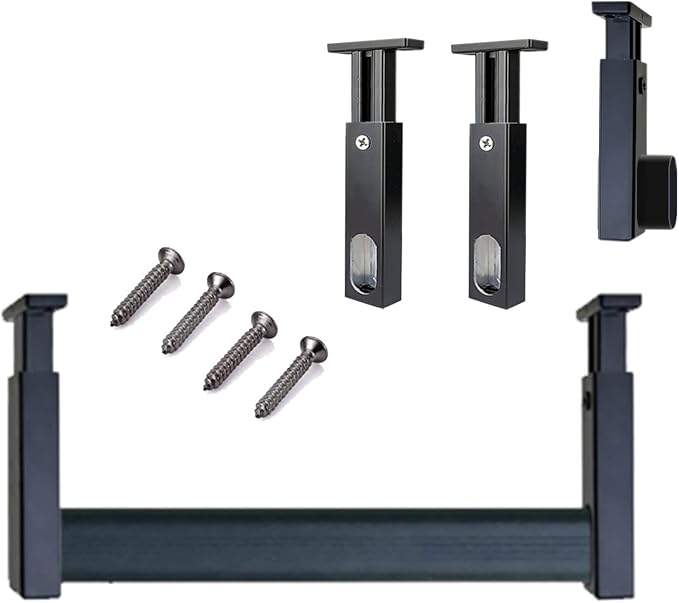 Cloakroom/Balcony Garment Rail Bar, Premium Oval Wardrobe Pole - Image 2