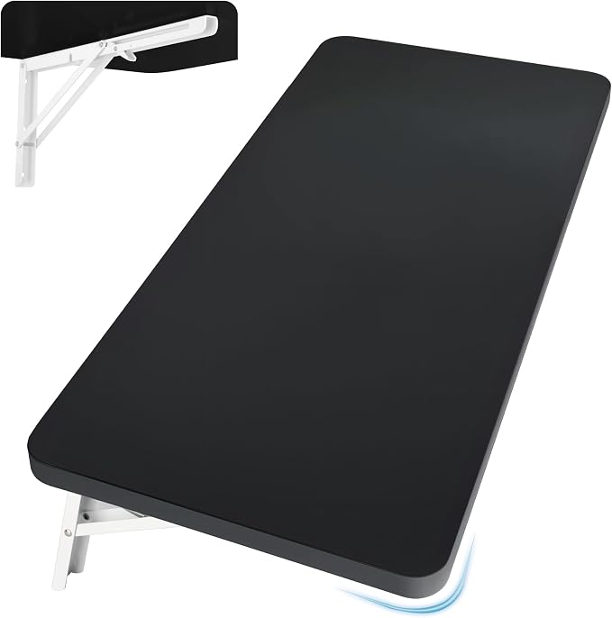 Upgrade Wall Mounted Folding Table 31.5”L x 15.7”W, Laundry Folding Table by Neoaider