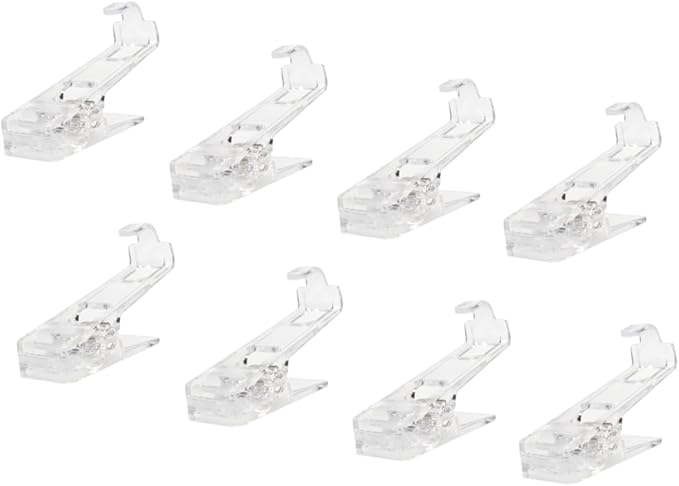 NUOBESTY 24pcs -Skid Clothes Hanger Clips Laundry Clips - Image 3