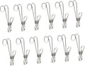 Luxshiny 12pcs Stainless Steel Hanger Hooks by Luxshiny