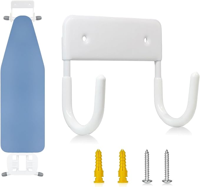 Ironing Board Holder Wall Mount, Iron Board Hook Wall Mount by Unknown