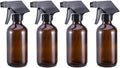 4pcs 250ml Brown Glass Spray Bottles by DIYEAH