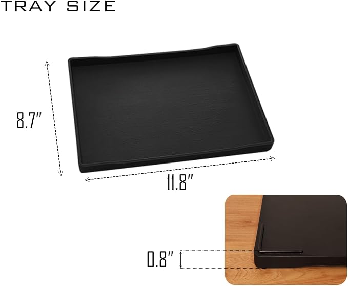 Black Serving Tray for Serving Accessory, Perfume and Display Use. - Image 6