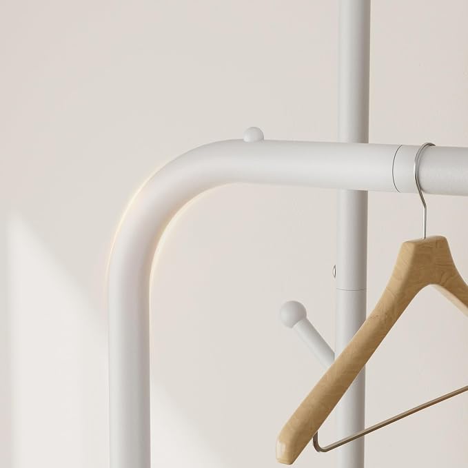 Clothes Garment Coat Rack Drying Clothing Racks Metal Freestanding - Image 4