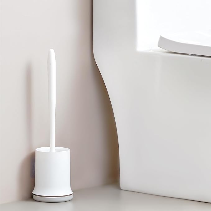 VEVOR Toilet Brush and Holder Set, Toilet Bowl Brush and Holder - Image 8