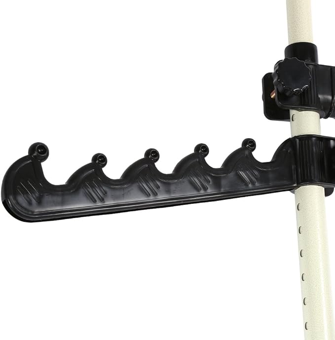 Garment Rack Clothing Hanger, Heavy Duty Adjustable Closet Rod Double Rail - Image 9
