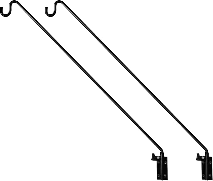 MIXXIDEA 2 Packs Heavy Duty Extended Reach Wall Mounted Deck Hook Wall Pole by MIXXIDEA