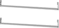 2 Pack Wire Shelving Garment Hanger Bar Wire Shelving Accessories Industrial by Threehoney