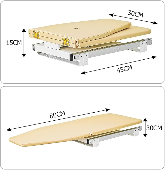 Foldable Rotated Ironing Board, Closet Ironing Station in Cabinet, Drawer - Image 2