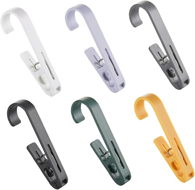 BESPORTBLE 6pcs Multi-Functional Curtain Hanger Clips by BESPORTBLE