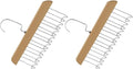 2pcs Plastic Multi-Hook Clothes Hanger by JOINPAYA