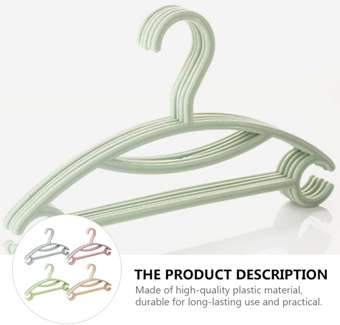 20pcs Clothes Hangers Non-Slip Plastic Clothing Hanger Set - Image 3