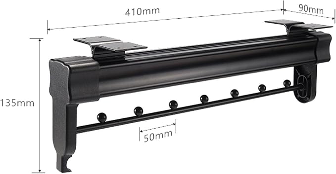 Closet Rod Garment Bar, Hanging Clothes Rods - Image 2