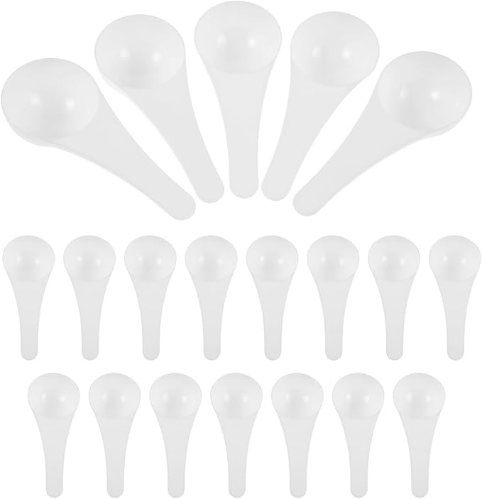 VALICLUD 20pcs Plastic Laundry Powder Measuring Spoons by VALICLUD