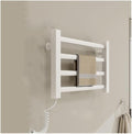 Energy-Saving Small Towel Warmer 4-Bar Heated Drying Rack Wall-Mounted Heated by Unknown