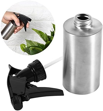 Fdit Plant Spray Bottle, 250ml Stainless Steel Hand Pressing, Adjustable Nozzle - Image 6