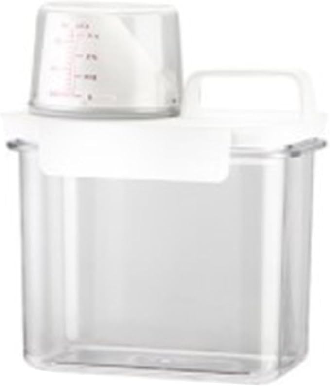 1100ml Laundry Detergent Dispenser Transparent Plastic Fabric Softener Container - Image 6