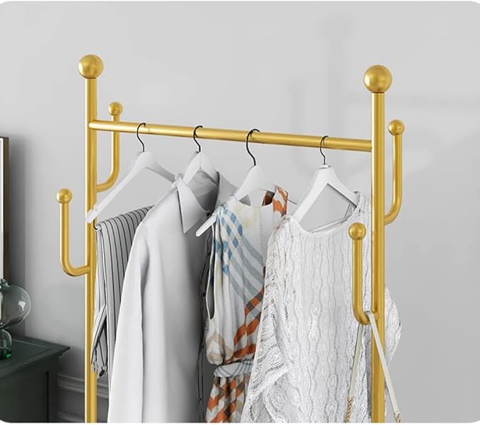 Corner Coat Rack Floor-Standing Bedroom Hanger - Image 5