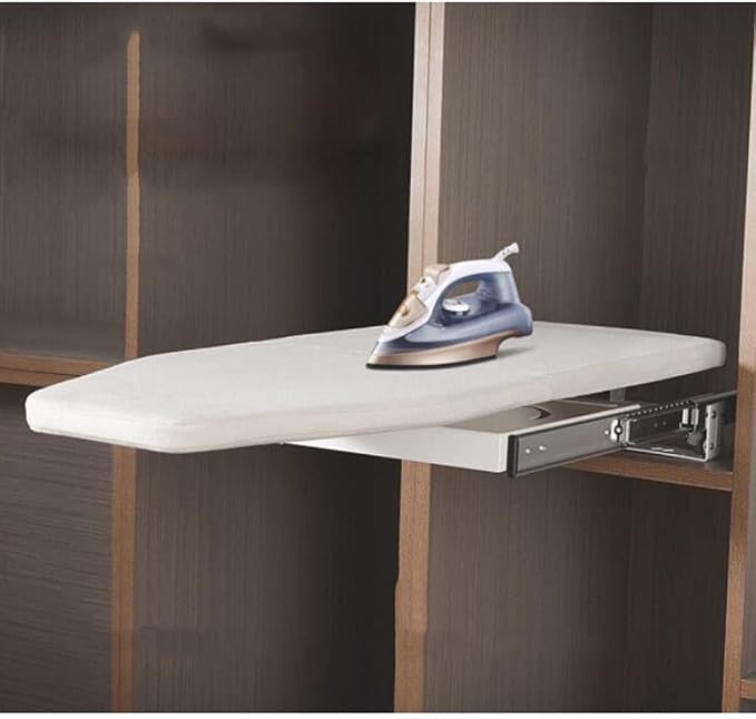 Ironing Boards Retractable Pull Out Ironing Board Closet Sliding Out Swivel - Image 8