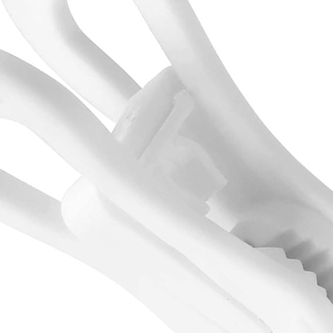 TOYANDONA 10pcs Non-Slip Plastic Hanger Clips - Image 3