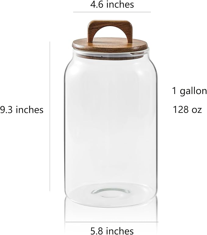 Sweejar Large Glass Candy Jars - Image 2