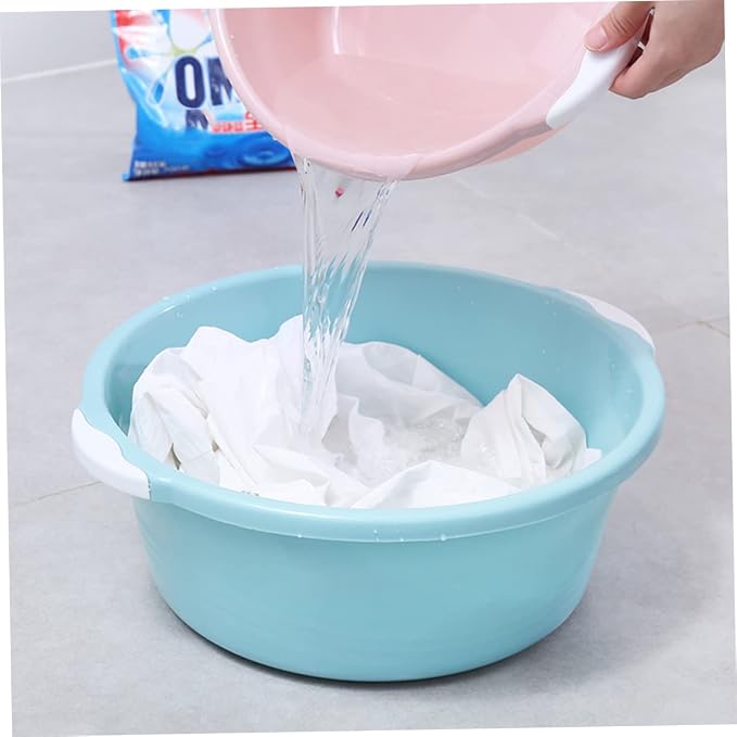 Healifty 2pcs Classical Wash Basin, 34.5 * 28.5cm, Farmhouse Style, Freestanding - Image 9